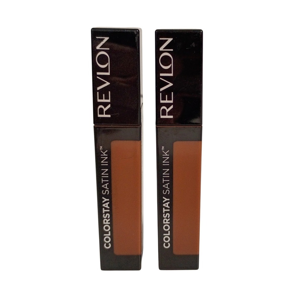 (2) Revlon ColorStay 5ML Satin Ink Liquid Lipstick - 002 WILD RIDE  - NEW SEALED